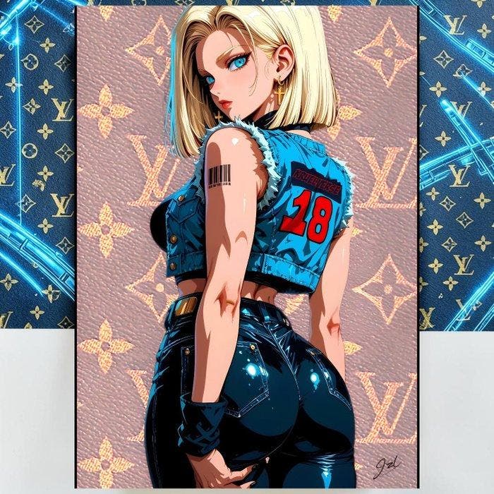 JZL - [XL] “Android 18 Cold Beauty, Spelcomputers en Games, Spelcomputers | Overige Accessoires