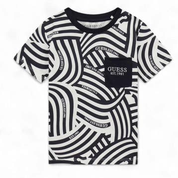 Guess jongens en baby tshirt zwart wit - 62 (2-4 maanden), Ophalen of Verzenden, Nieuw