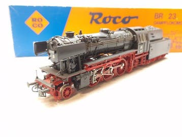Roco H0 - 04120A - Stoomlocomotief met tender (1) - BR 23, Nieuw