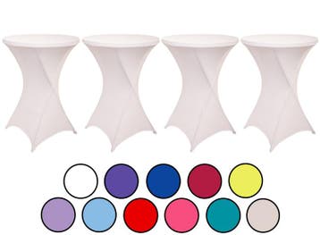 4-pack Statafelrokken - Stretch - 80-85x110 cm - Roze, Verzenden, Nieuw