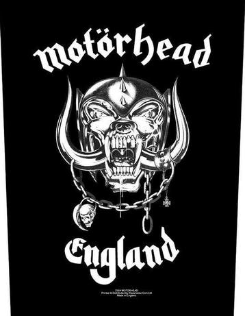 Motörhead - England - Rugpatch officiële merchandise, Ophalen of Verzenden, Nieuw, Kleding