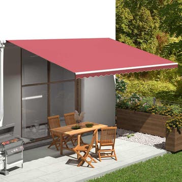 vidaXL Vervangingsdoek voor luifel 500x350 cm polyester, Verzenden, Nieuw