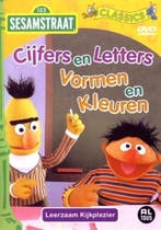 Sesamstraat cijfers and letters - vormen and kleuren (dvd, Ophalen of Verzenden, Zo goed als nieuw