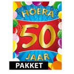 Versierings pakket 50 jaar - 50 jaar versiering, Ophalen of Verzenden, Nieuw