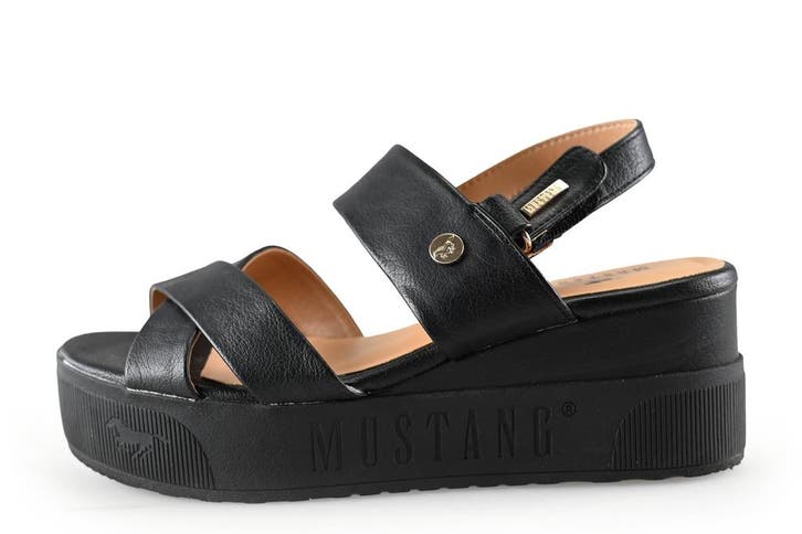 Mustang Sleehakken in maat 38 Zwart, Kleding | Dames, Schoenen, Zwart, Zo goed als nieuw, Schoenen met hoge hakken, Verzenden