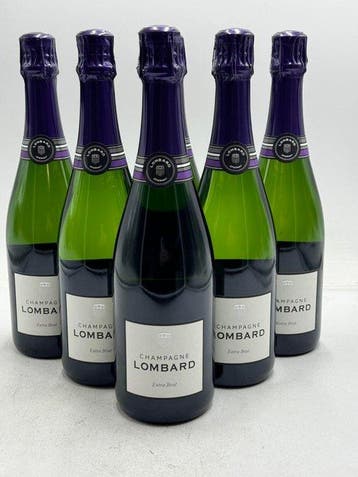 Lombard - Champagne Extra Brut - 6 Flessen (0.75 liter), Nieuw