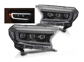 Full LED koplampen dynamisch Black geschikt voor Ford Ranger, Verzenden, Nieuw, Ford