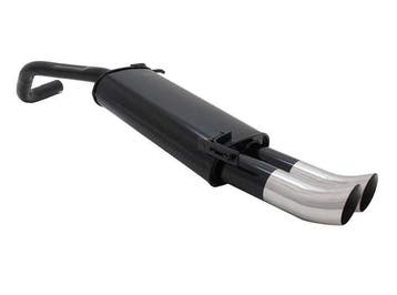 Novus sportuitlaat Vw Polo 9N, 9N3 2001-2009 2x76mm DTM, Auto-onderdelen, Uitlaatsystemen, Verzenden, Nieuw
