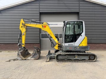 Wacker Neuson EZ50 rupsgraafmachine €835 LEASE - AIRCO sloop, Zakelijke goederen, Ophalen, Graafmachine