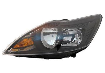 Ford Focus 2008-2011 Zwart Koplamp Links (Koplampen), Verzenden, Nieuw, Ford