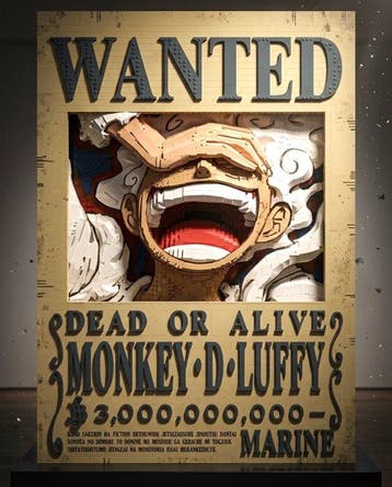 Makayhos - [Canvas] Luffy Gear 5 – Brick Bounty, Nieuw