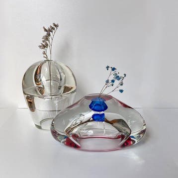 Novy Bor - Josef Rozinek - Vaas (2) - Kristal - Lot van 2
