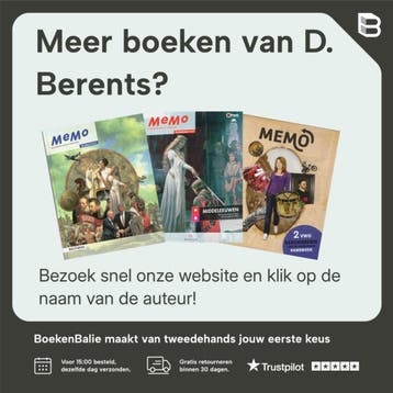 MeMo Parlementaire geschiedenis Themakatern Vwo D. Berents, Boeken, Schoolboeken, Verzenden, Zo goed als nieuw, D. Berents