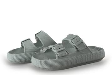 Buwege Slippers in maat 38 Blauw, Slippers, Buwege, Zo goed als nieuw, Verzenden