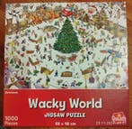 Wacky World - Christmas Jigsaw Puzzel 1000 Stukjes, Verzenden, Nieuw