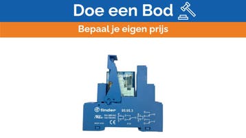 Bieden: Finder Electrical Relay and Socket, Ophalen of Verzenden, Nieuw, Elektra en Verlichting, Zeilboot of Motorboot