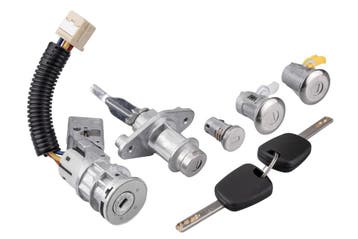 Slotenset - Contactslot   2x Deurslot   Achterklepslot ..., Auto-onderdelen, Verzenden, Nieuw, Deur