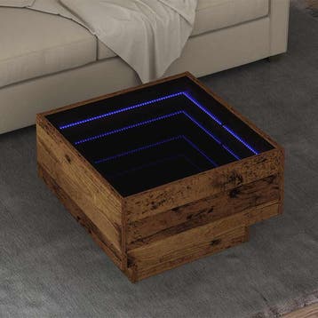 vidaXL Salontafel Oud hout 50 x 50 x 30 cm, Huis en Inrichting, Verzenden, Vierkant, Nieuw, 50 tot 100 cm