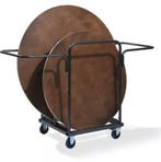 Trolley voor Diner Tafel Hout Rond | 80x75x124cm, Verzenden, Nieuw in verpakking