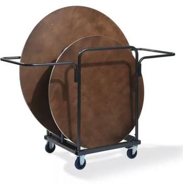 Trolley voor Diner Tafel Hout Rond | 80x75x124cm, Verzenden, Nieuw in verpakking