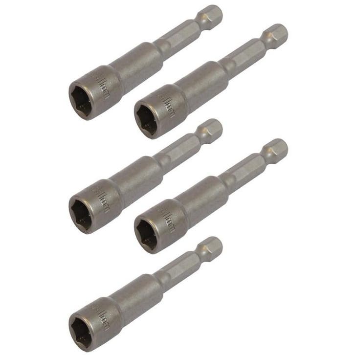 Set van 5 dop bit adapters 1/4 sleutelwijdte 11 mm. lengte, Doe-het-zelf en Verbouw, Gereedschapskisten, Ophalen of Verzenden