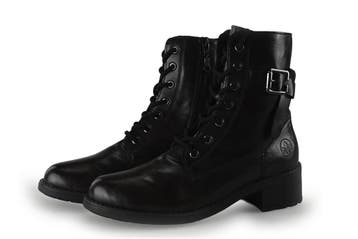 Rieker Veterboots in maat 39 Rood, Verzenden, Overige typen, Zo goed als nieuw, Rood