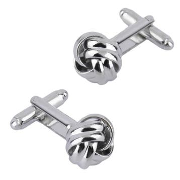 Fako Bijoux - Manchetknopen - Gevlochten Knoop - Ø 14mm -, Verzenden, Nieuw