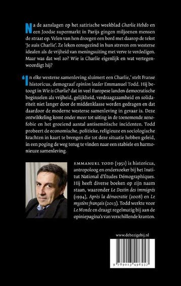 Wie is Charlie? 9789023496557 Emmanuel Todd, Verzenden, Gelezen, Emmanuel Todd