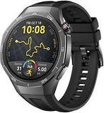 Huawei Watch GT 5 Pro 46 mm roestvrij stalen kast zwart met, Telecommunicatie, Overige Telecommunicatie, Verzenden, Zo goed als nieuw