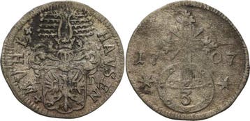 Dreier 1707, Muehlhausen (MuntenenBankbiljetten-Penningen), Verzenden