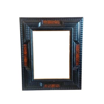 Lijst - Hout - Guilloché - XIXe eeuw, Antiek en Kunst