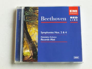 Beethoven - Symphonies 2 & 4 / Riccardo Muti, Ophalen of Verzenden, Zo goed als nieuw