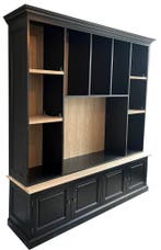 Buffetkast - TV Kast  Dronten zwart - eiken 220 X 230cm, Ophalen of Verzenden, Nieuw