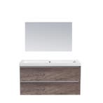 Badkamermeubel Sanilux PL 100 Greeploos Incl Spiegel En, Ophalen of Verzenden, Nieuw