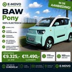 BAW PONY – Goedkoopste elektrische auto van NL ROCKS AMI N1, Auto's, Automaat, Achterwielaandrijving, Met garantie (alle), Elektrisch