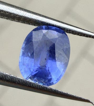 Blauw Saffier - 1.19 ct - Antwerp Laboratory for Gemstone, Nieuw