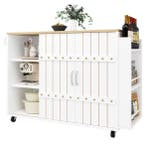 Keukentrolley met Uitschuifblad, Lade en Deuren – 110 cm, Verzenden, Nieuw