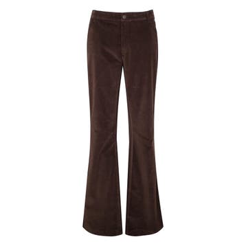 Para Mi • donkerbruine velvet broek Jade • 46, Para Mi, Bruin, Verzenden, Maat 46/48 (XL) of groter