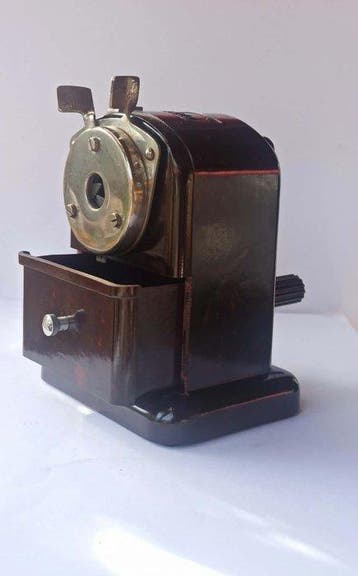 Puntenslijper Vintage - Hema donkerbruin uniek