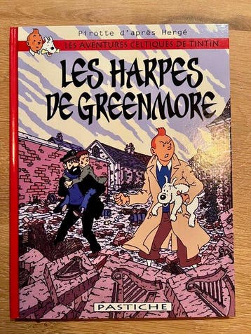 Kuifje - Les Harpes de Greenmore - 1 Pastiche - Eerste, Boeken, Nieuw