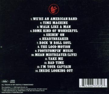 cd - grand funk railroad - Greatest Hits: Grand Funk Rail..., Verzenden, Zo goed als nieuw