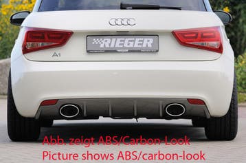 Rieger diffuser | geschikt voor Audi A1 8X | ABS, Auto-onderdelen, Carrosserie en Plaatwerk, Verzenden, Nieuw, Audi