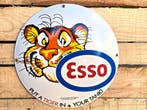Esso "Put a Tiger in Your Tank!" – Emaille bord, Verzamelen, Merken en Reclamevoorwerpen, Verzenden, Nieuw