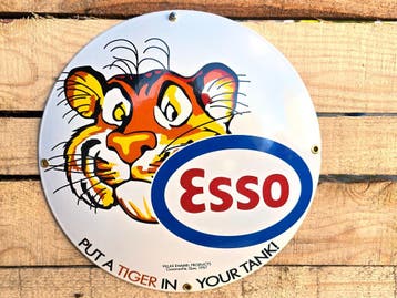 Esso "Put a Tiger in Your Tank!" – Emaille bord, Verzenden, Nieuw