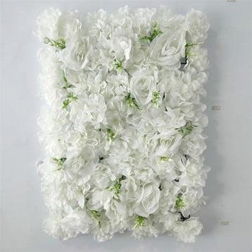 Flowerwall 40x60 cm E Wit Roos Hortensia, Ophalen of Verzenden, Nieuw