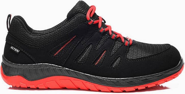 Elten Maddox Black Red Low S3 Dames, Heren  maat 37, Tuin en Terras, Werkkleding, Ophalen of Verzenden