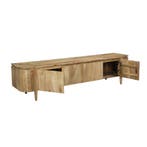 Tv-meubel Mangohout Ovalis 210 cm, Verzenden, Nieuw, Overige houtsoorten, Industriële meubels