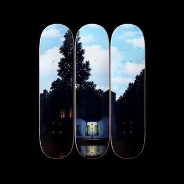 René Magritte (after) x the Skateroom - Lempire des, Antiek en Kunst