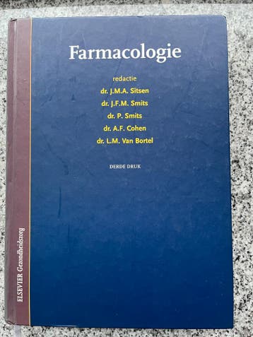 Farmacologie, Boeken, Gelezen, Dr. J.M. A. Sitsen, Overige wetenschappen, Verzenden