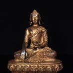 A Pure Copper Figure of Shakyamuni Buddha from a Private